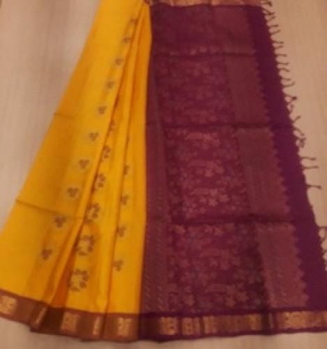 SOFT SILK SAREE WITH BLOUSE